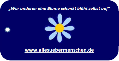 Blumen für Menschen